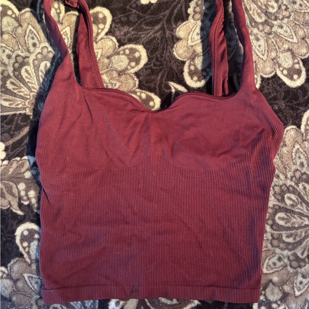 Victoria's Secret Red Sleeveless Bustier Camisole